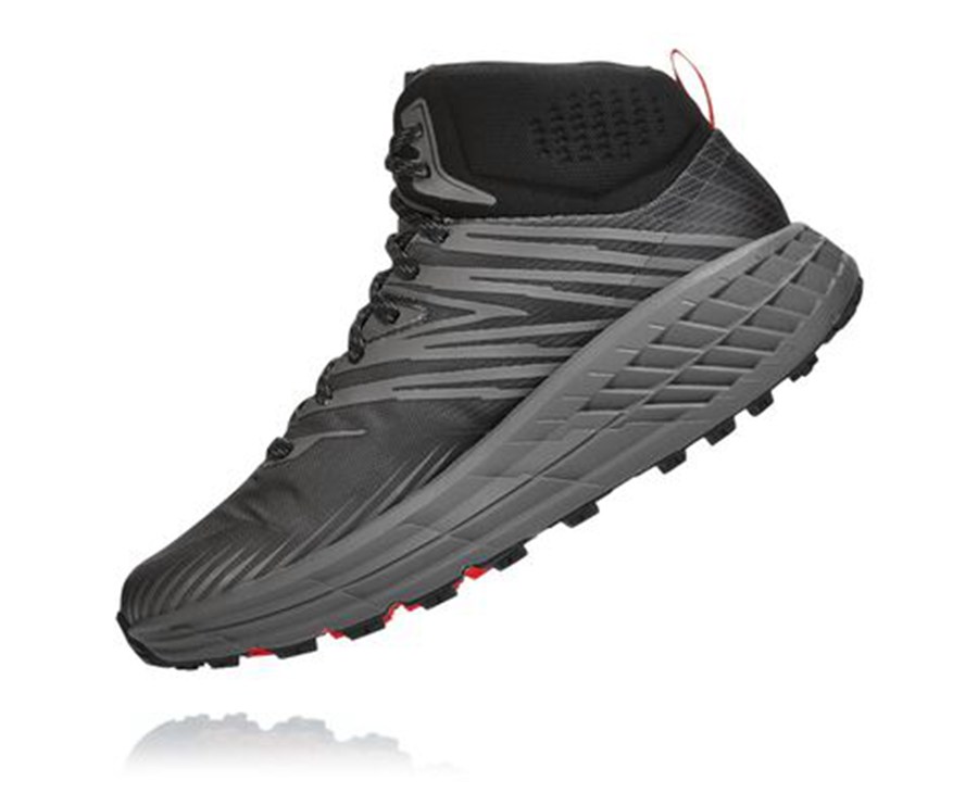 Chaussure Trail Hoka One One Speedgoat Mid Gore-Tex 2 Homme - Noir - FBJ-398246